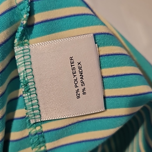 Peter Millar Summer Comfort mens striped polo, size XL - Picture 5 of 8